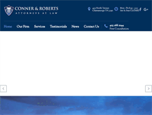 Tablet Screenshot of conner-roberts.com